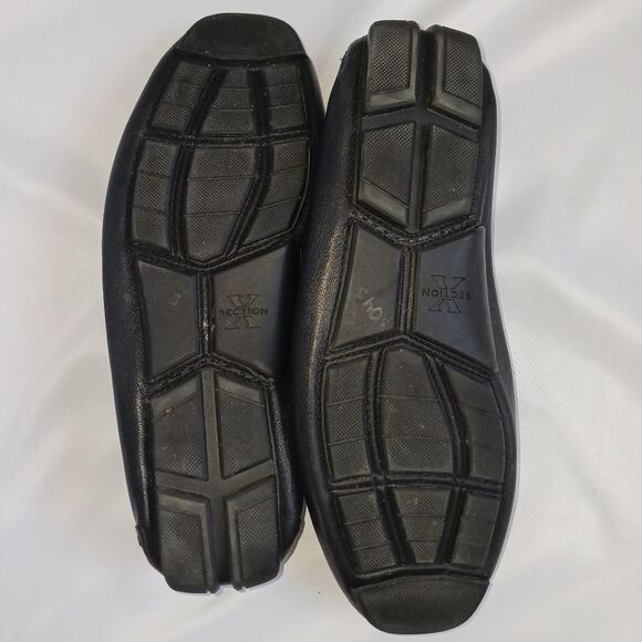 SECTION X Darion Leather Bit Buckle Driver Loafer Slip On Black Men\'s Size 8 NEW main image 4